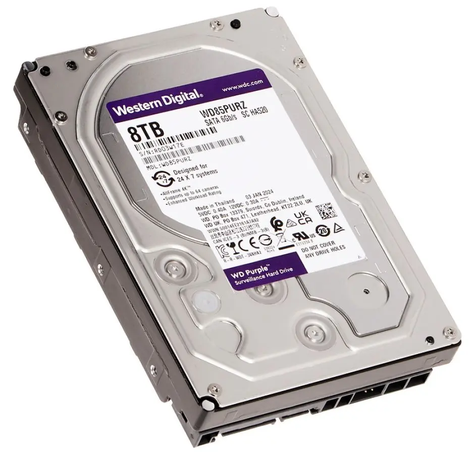 Жесткий диск Western Digital Caviar Purple 8TB (WD85PURZ)