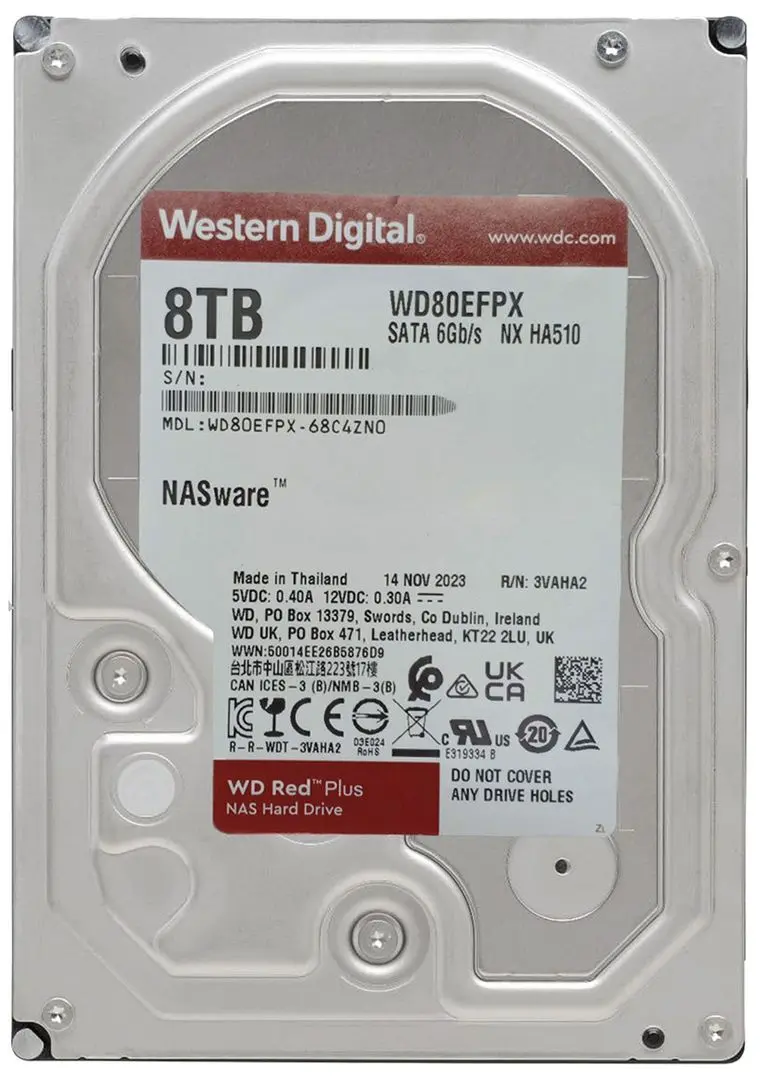 Hard disk Western Digital Caviar Red Plus 8TB (WD80EFPX) - 3