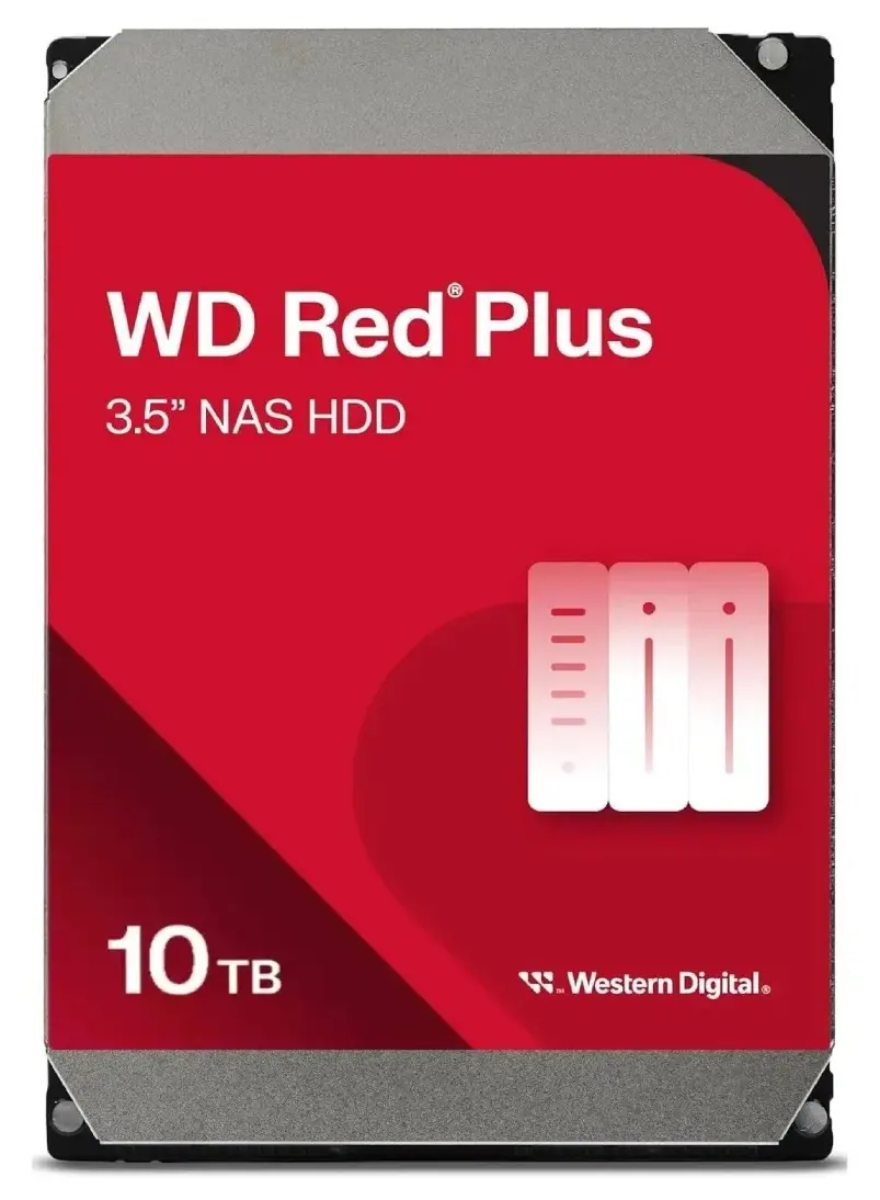 Жесткий диск Western Digital Red Plus 10TB (WD100EFGX)