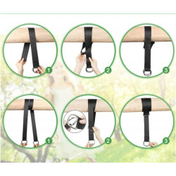 Набор креплений для гамака GardenLine HAM2733 (Black) Thumb