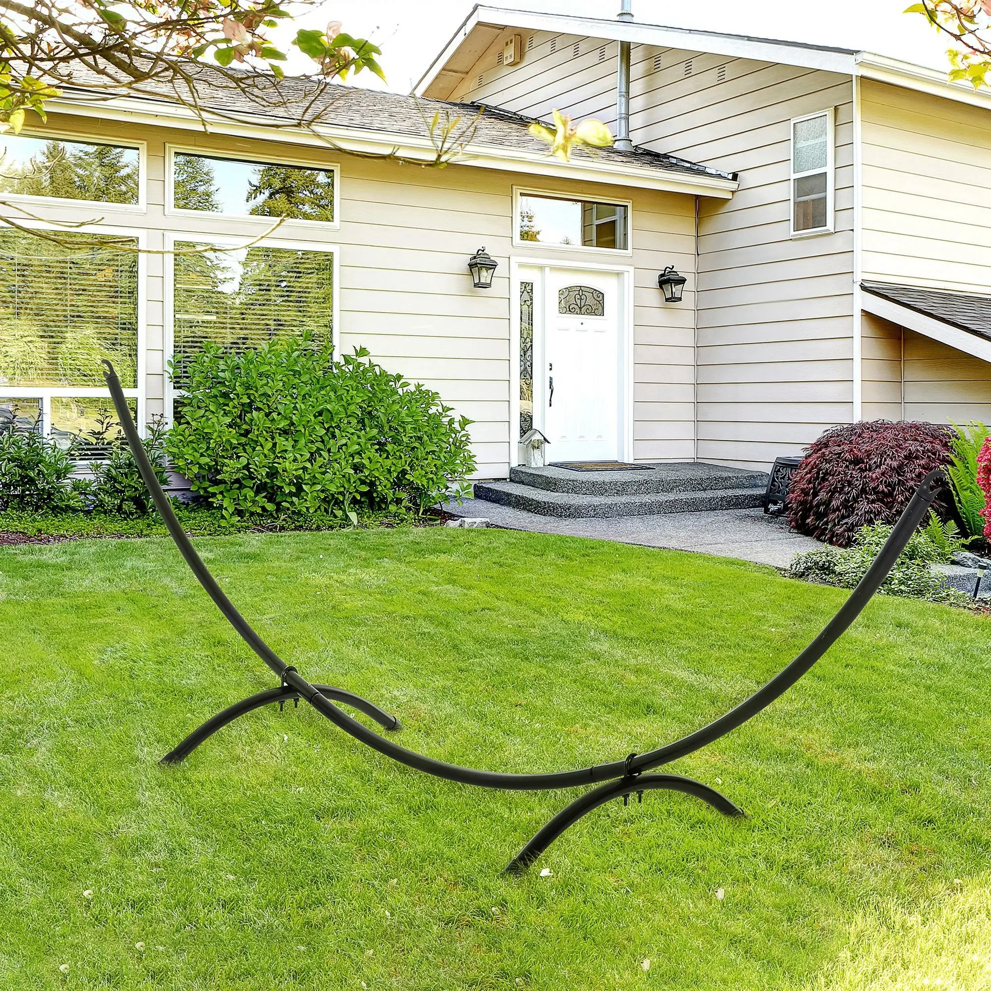 Cadru pentru hamac Outsunny 84A-166 (Black) - 8