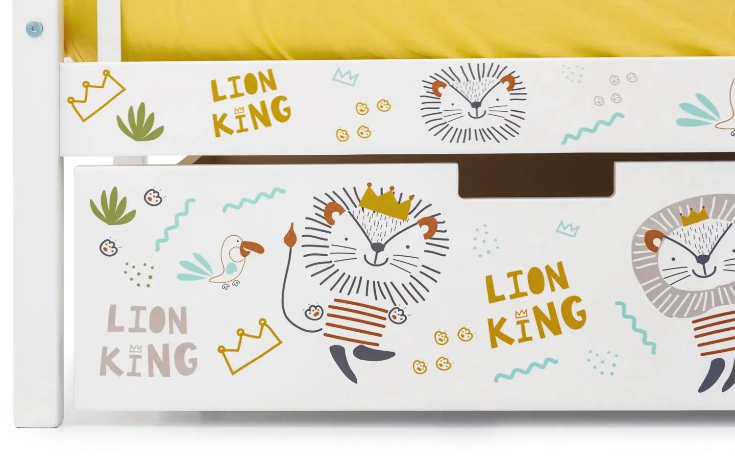 Sertar pentru pat Бельмарко Svogen Lvyata (White)