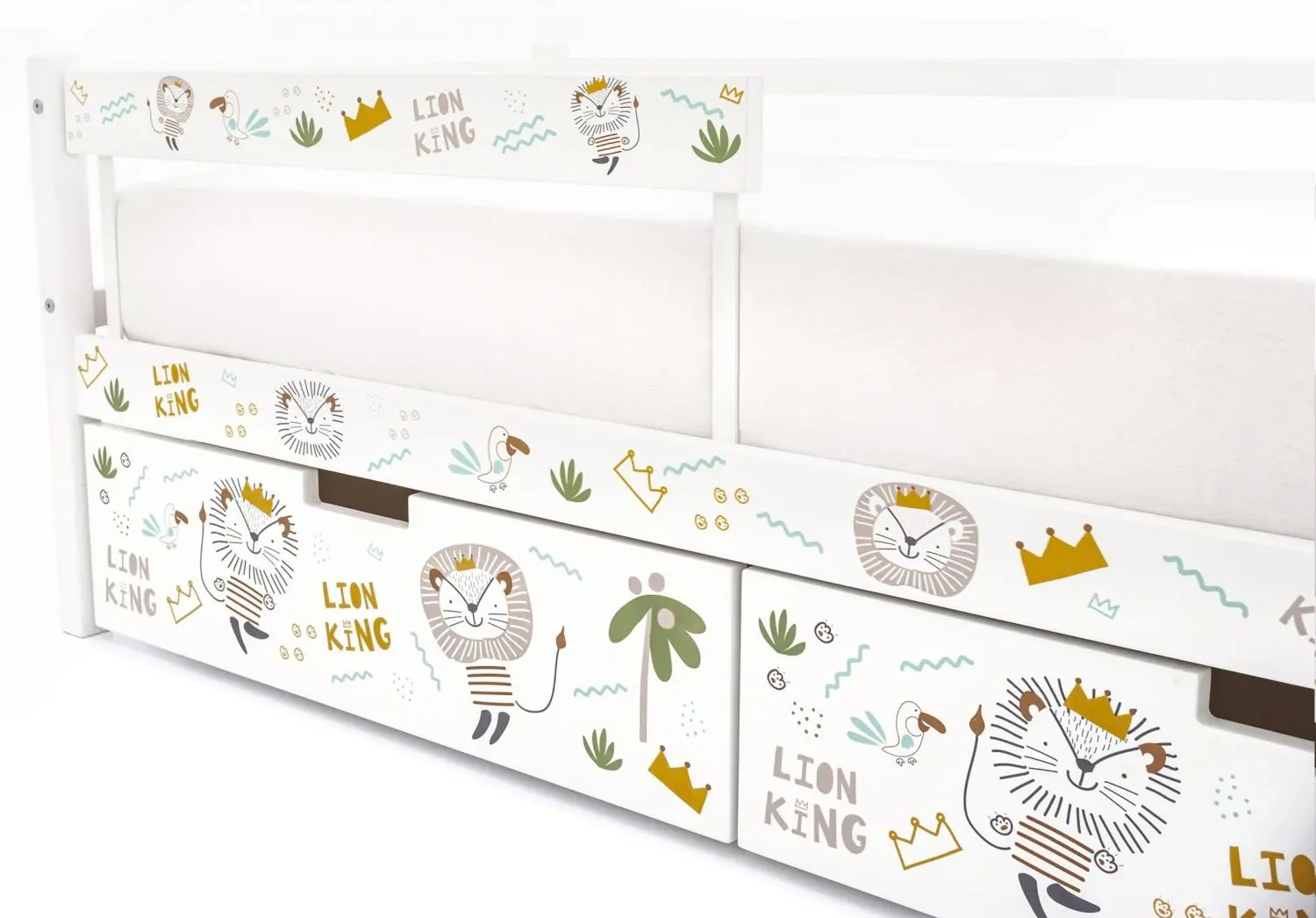 Sertar pentru pat Бельмарко Svogen Lvyata (White)