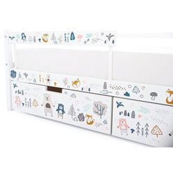 Sertar pentru pat Бельмарко Svogen Mishki (White) Thumb