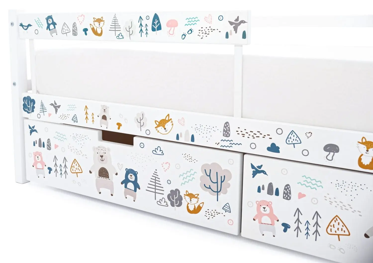 Sertar pentru pat Бельмарко Svogen Mishki (White)