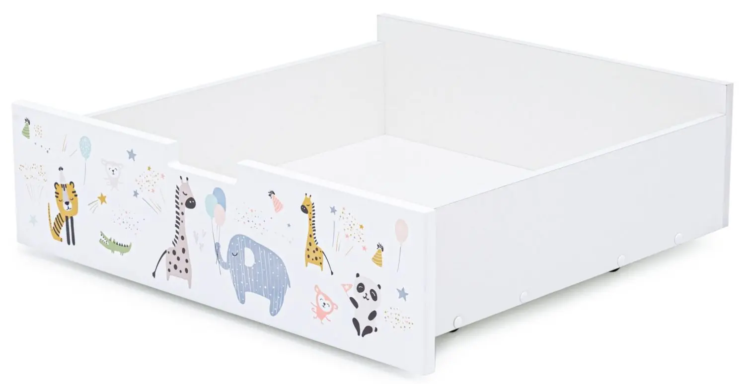 Sertar pentru pat Бельмарко Svogen Zveryata (White)