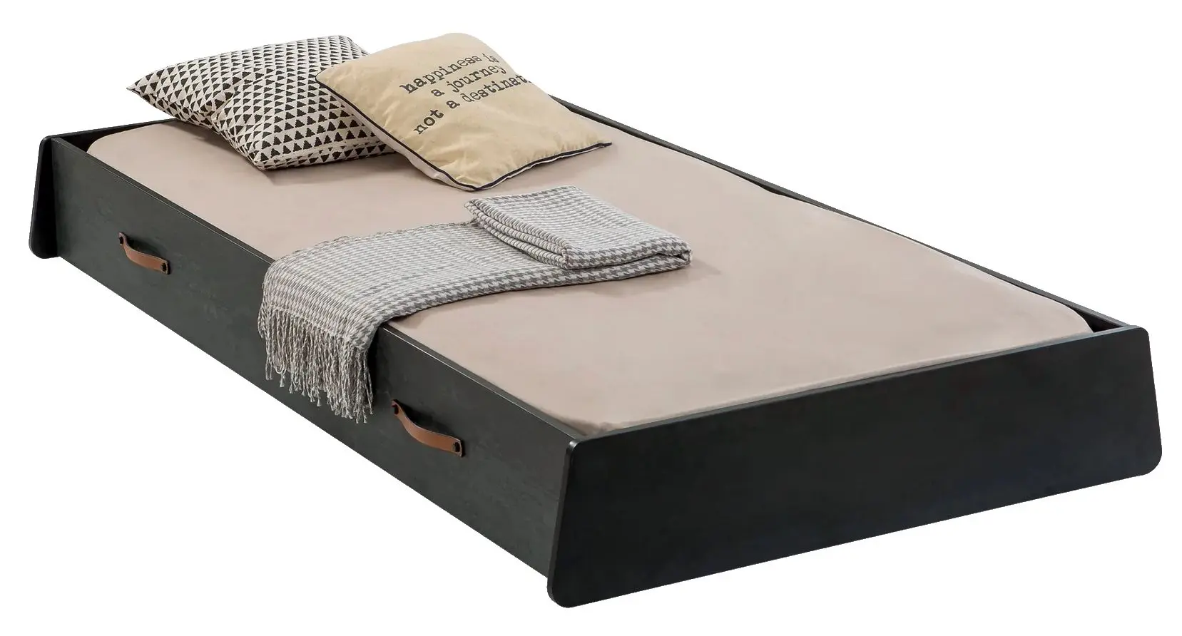 Выдвижная нижняя кровать Cilek Dark Metal 20.52.1303.00 90x190 (Black)