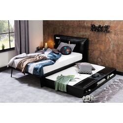 Выдвижная нижняя кровать Cilek Dark Metal 20.52.1310.00 90x190 (Black) Thumb