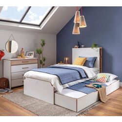 Выдвижная нижняя кровать Cilek Modera 20.50.1312.00 90x190 (White) Thumb