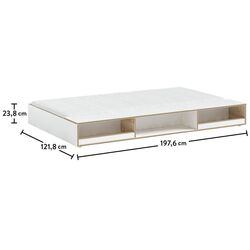 Выдвижная нижняя кровать Cilek Modera 20.50.1313.00 90x190 (White) Thumb