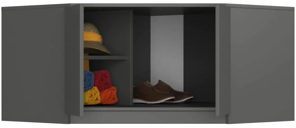 Антресоль Akord 100 2D3SZ (Graphite Grey)