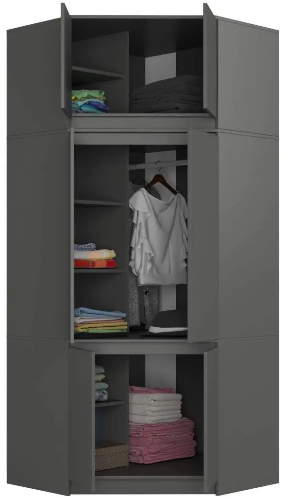 Антресоль Akord 100 2D3SZ (Graphite Grey)