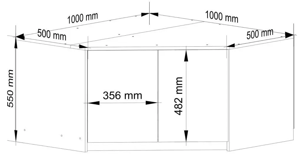 Антресоль Akord 100 2D3SZ (Graphite Grey)