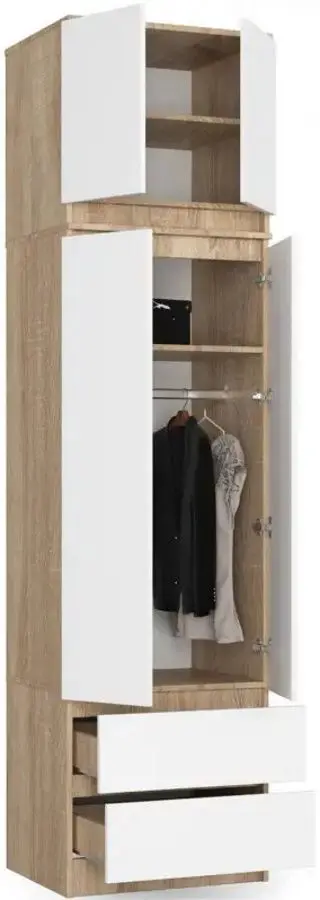 Антресоль Akord 60 (Sonoma Oak/White)