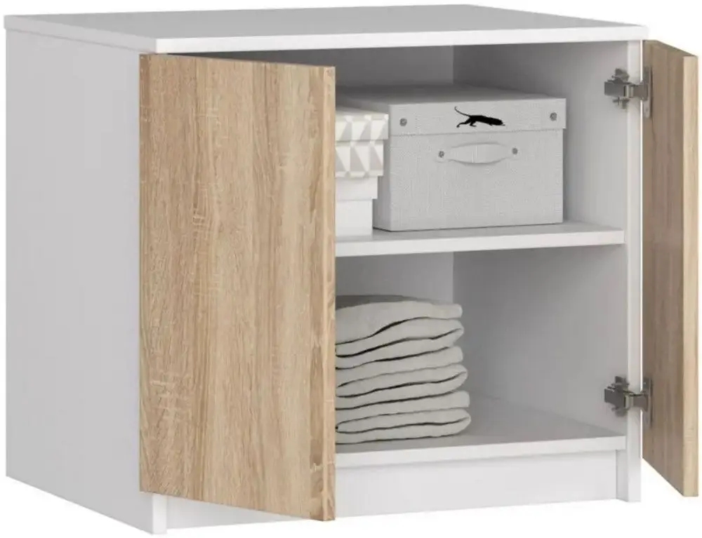 Антресоль Akord 60 (White/Sonoma Oak)