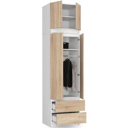 Антресоль Akord 60 (White/Sonoma Oak) Thumb