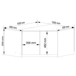 Mezanin Akord S100 2D3SH (Craft Oak Golden) Thumb