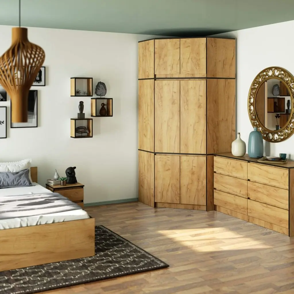 Mezanin Akord S100 2D3SH (Craft Oak Golden)