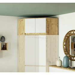 Mezanin Akord S100 (Artisan Oak/White)