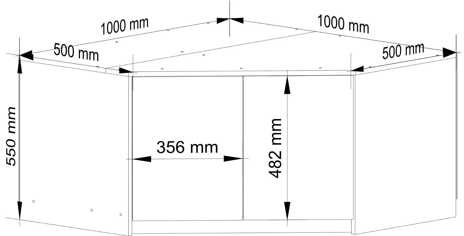 Mezanin Akord S100 (Artisan Oak/White)