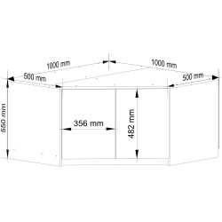 Mezanin Akord S100 (Sonoma Oak) Thumb