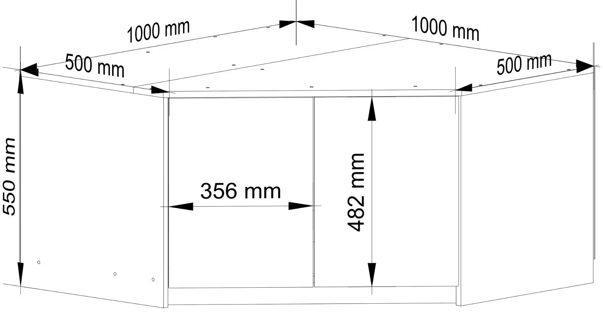 Mezanin Akord S100 (Sonoma Oak)