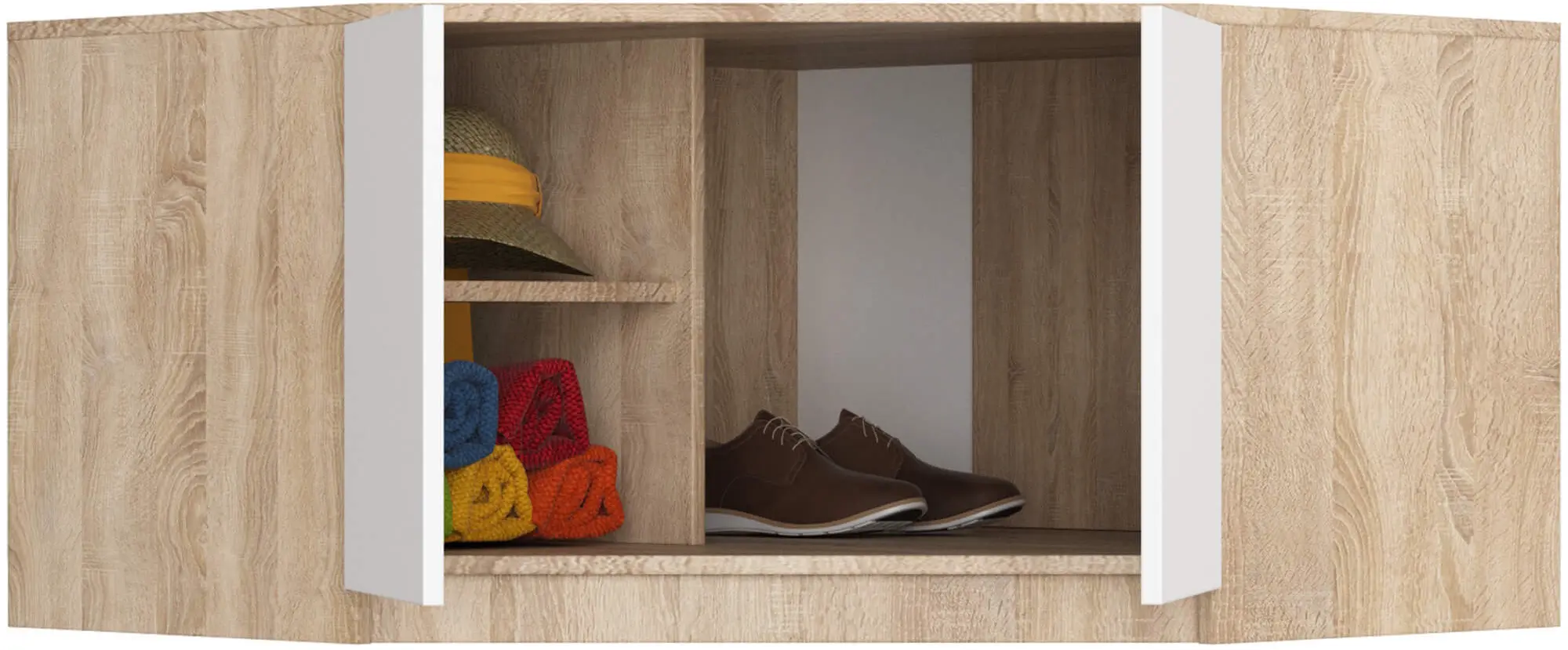 Антресоль Akord S100 (Sonoma Oak/White)