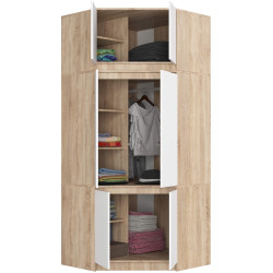 Антресоль Akord S100 (Sonoma Oak/White) Thumb