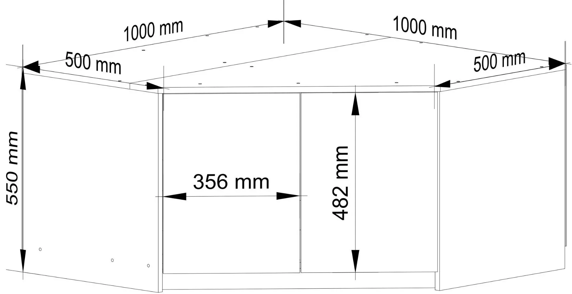 Антресоль Akord S100 (Sonoma Oak/White)