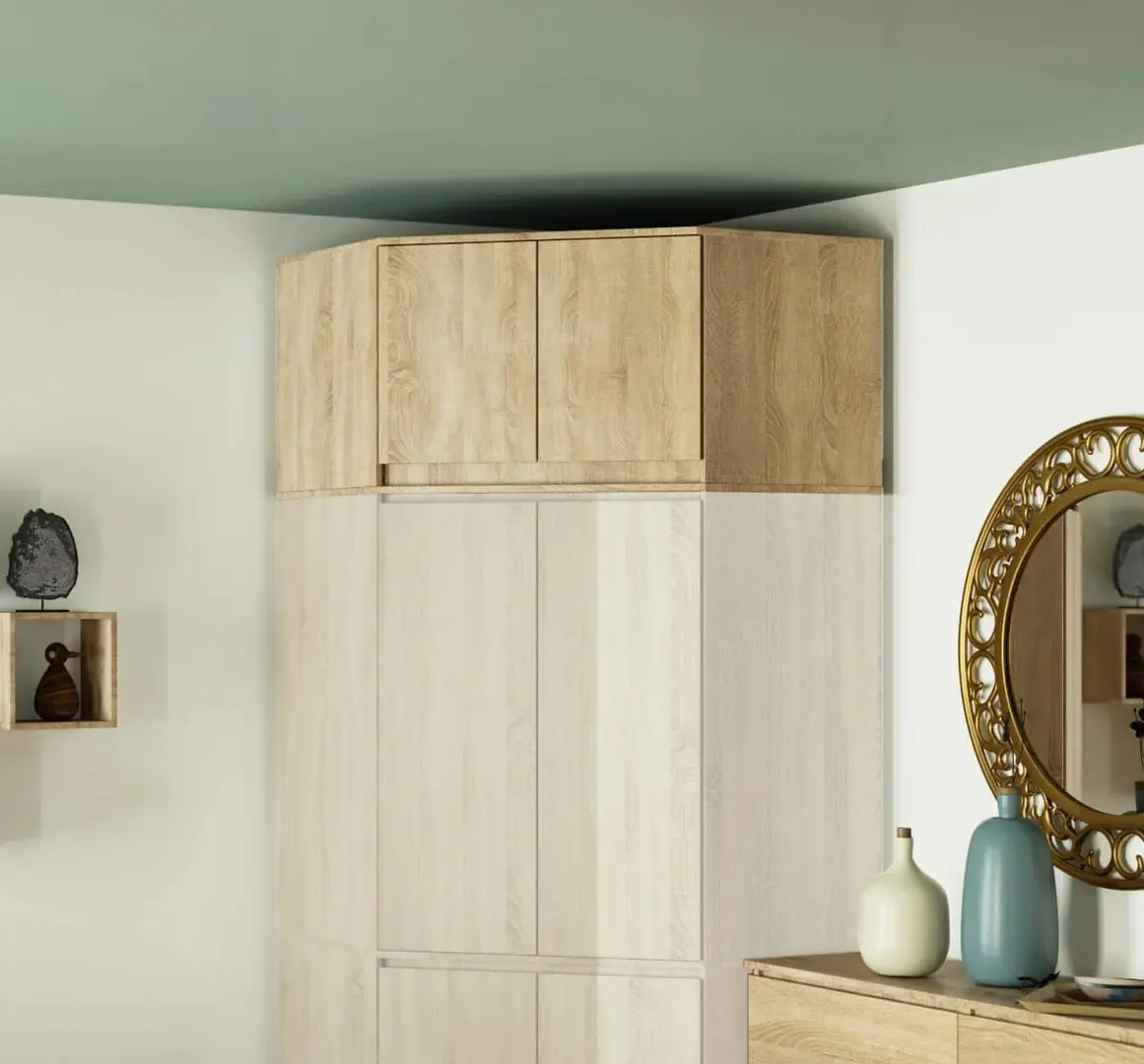 Mezanin Akord S100 (Sonoma Oak)