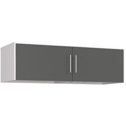 Антресоль Akord S150 2D (White/Graphite Grey) Thumb