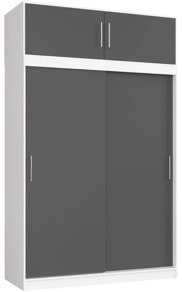 Антресоль Akord S150 2D (White/Graphite Grey)