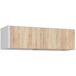 Mezanin Akord S150 2D (White/Sonoma Oak) Thumb