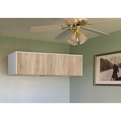Антресоль Akord S150 2D (White/Sonoma Oak)
