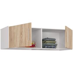 Mezanin Akord S150 2D (White/Sonoma Oak) Thumb