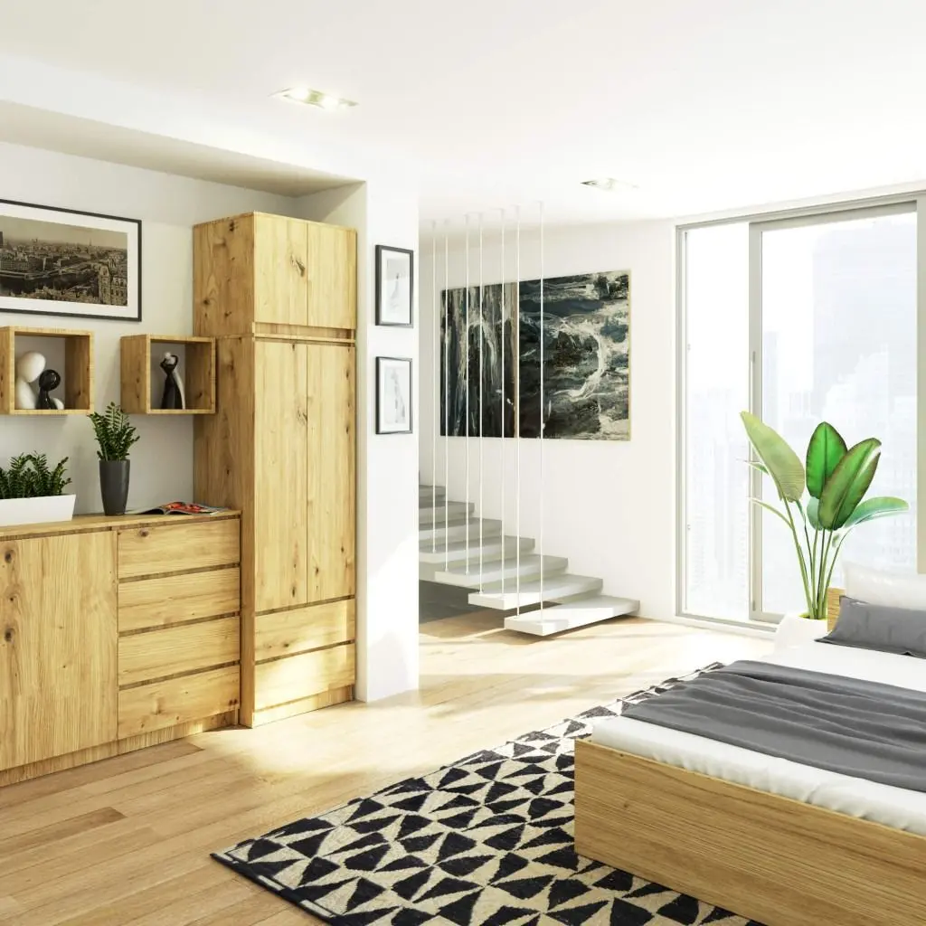 Антресоль Akord S60 2D (Artisan Oak)