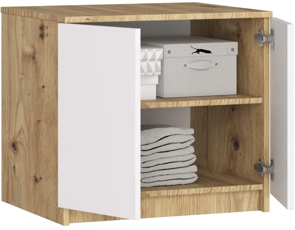 Mezanin Akord S60 2D (Artisan Oak/White)