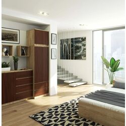 Mezanin Akord S60 2D (Sonoma Oak/Wenge) Thumb