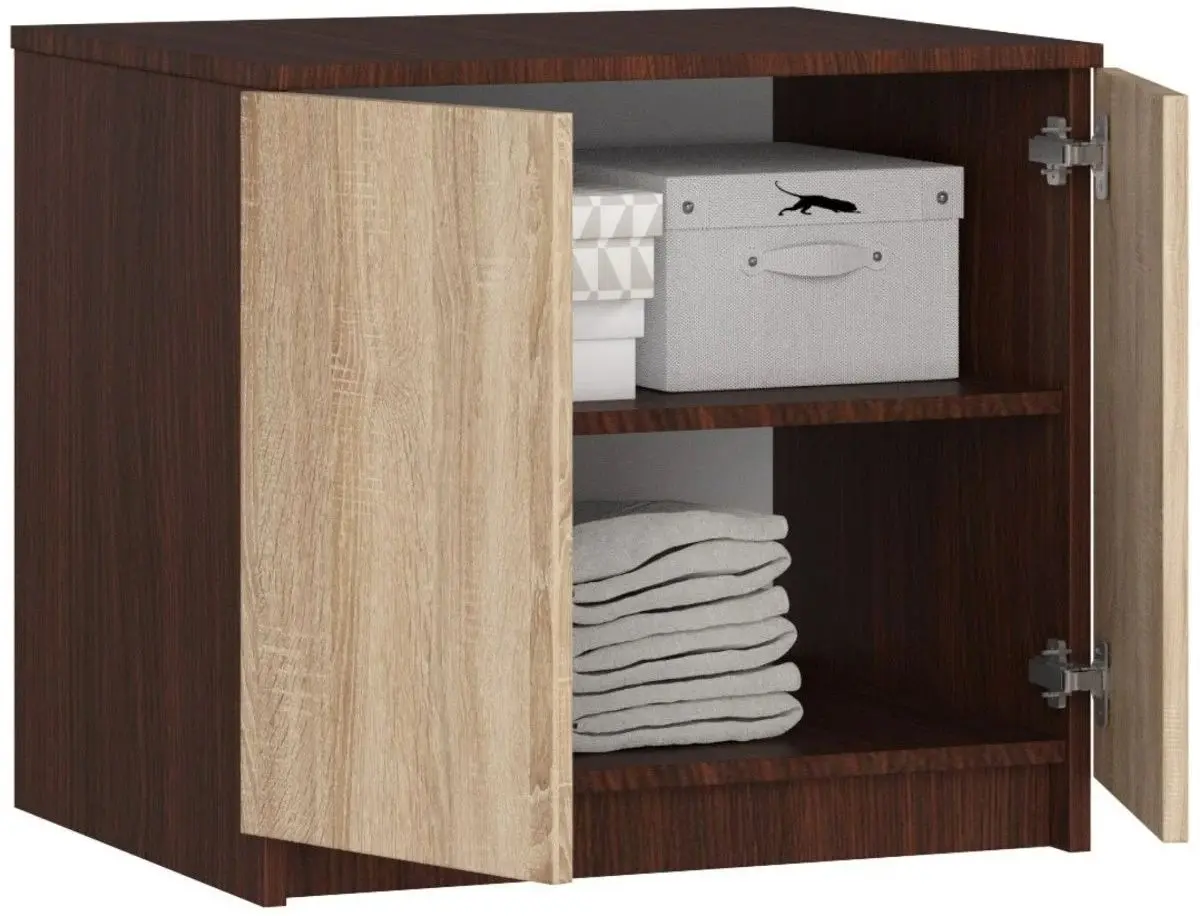 Mezanin Akord S60 2D (Wenge/Sonoma Oak)