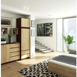 Mezanin Akord S60 2D (Wenge/Sonoma Oak) Thumb