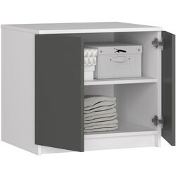 Mezanin Akord S60 2D (White/Graphite Gray) Thumb