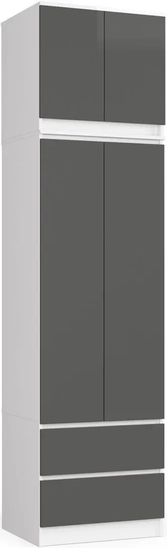 Mezanin Akord S60 2D (White/Graphite Gray)