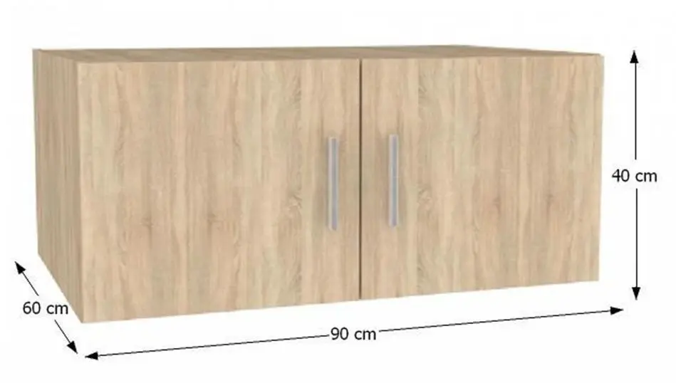 Mezanin Tempo Kondela Invita Typ 9 (Sonoma Oak) - 3