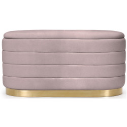 Банкетка Akord Bella 80см (Muted Pink) Thumb