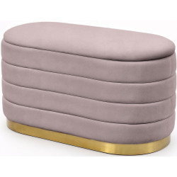 Банкетка Akord Bella 80см (Muted Pink) Thumb