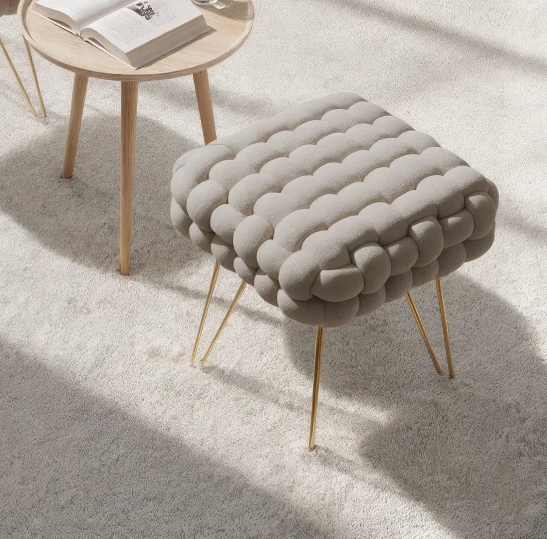 Bancheta Akord Dotty 38cm (Beige)