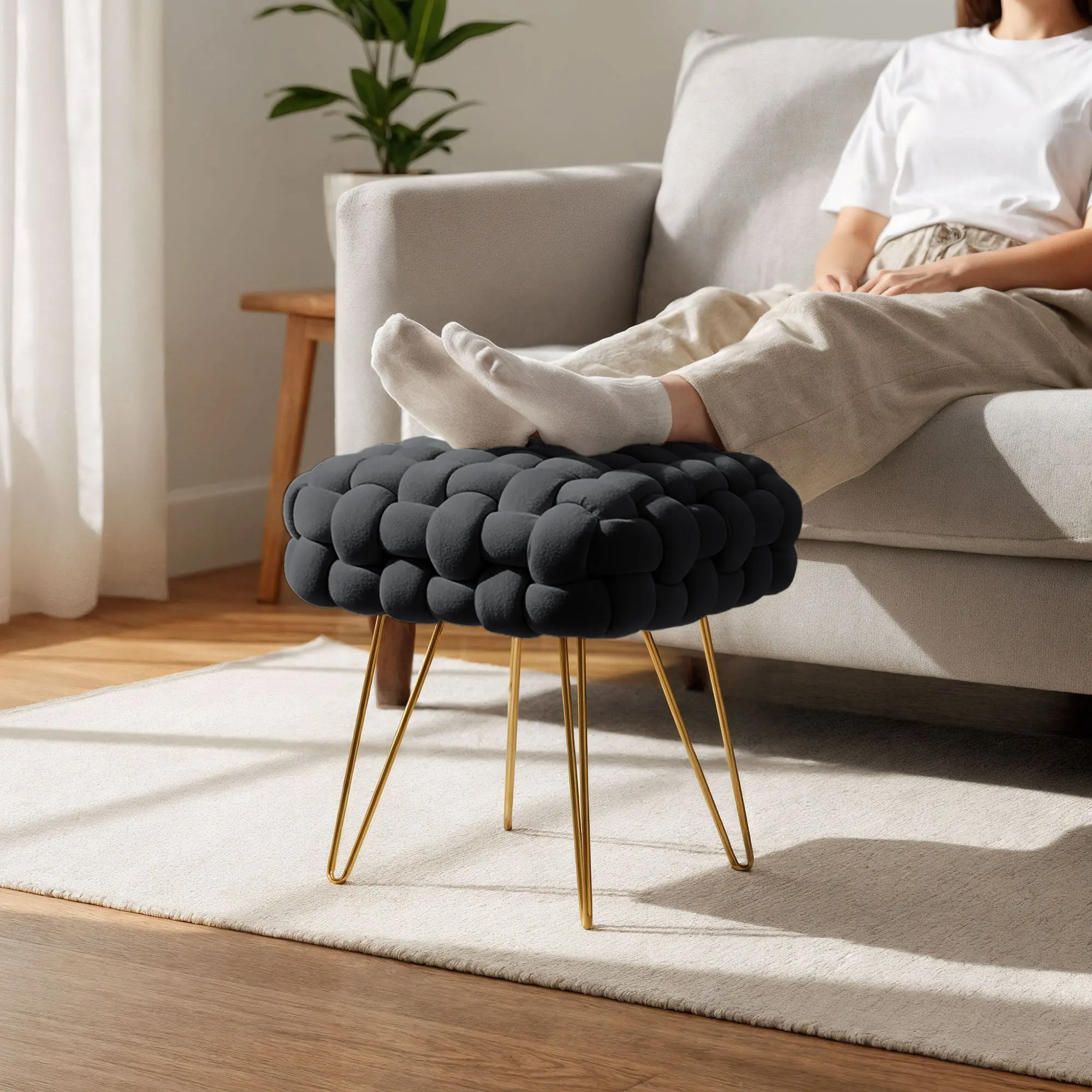 Bancheta Akord Dotty 38cm (Black)