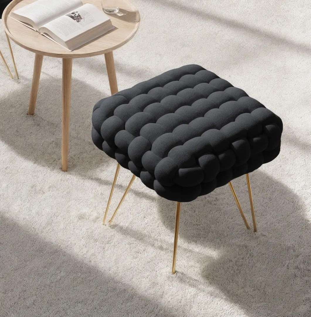 Bancheta Akord Dotty 38cm (Black)