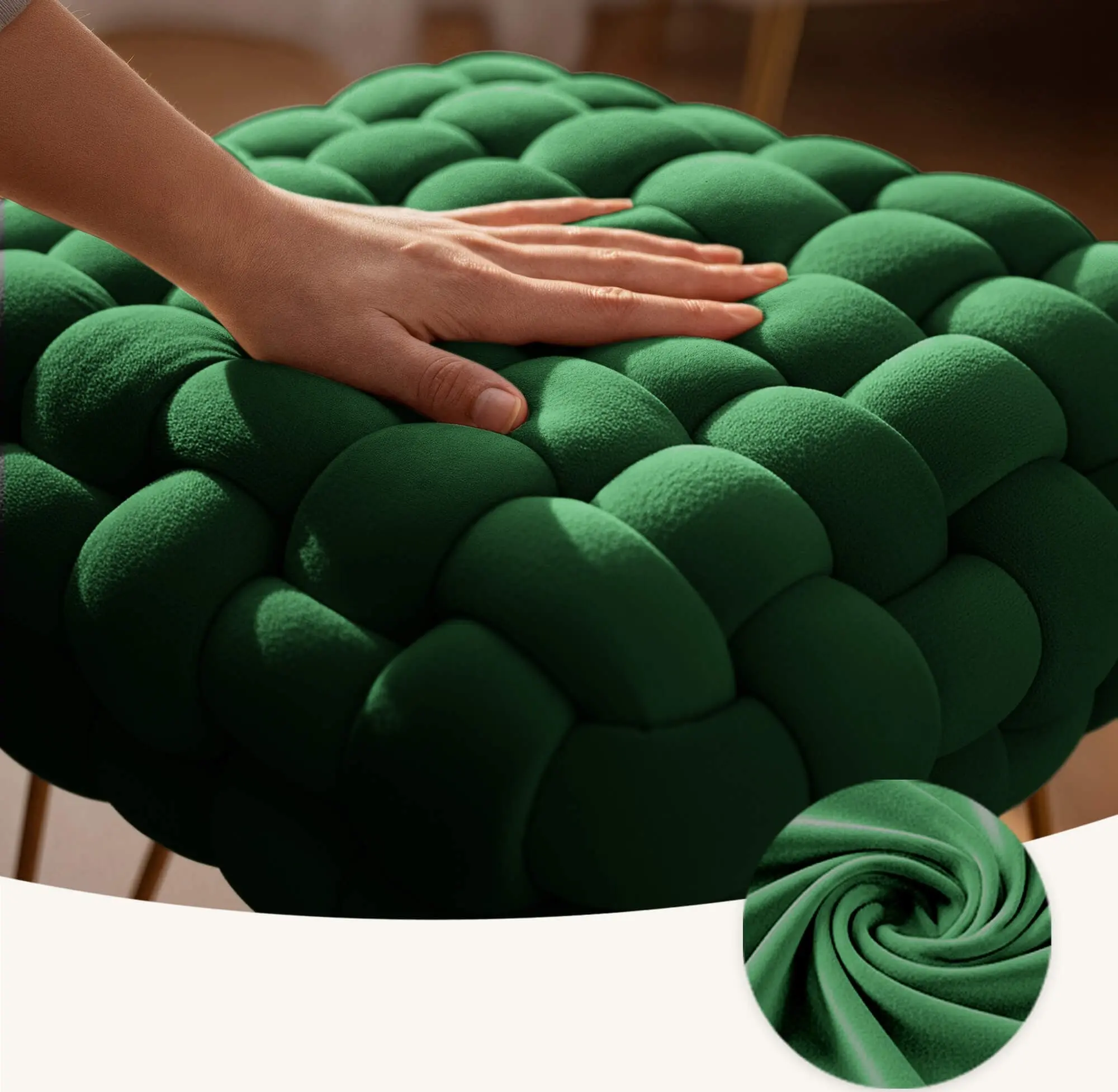 Bancheta Akord Dotty 38cm (Bottle Green)