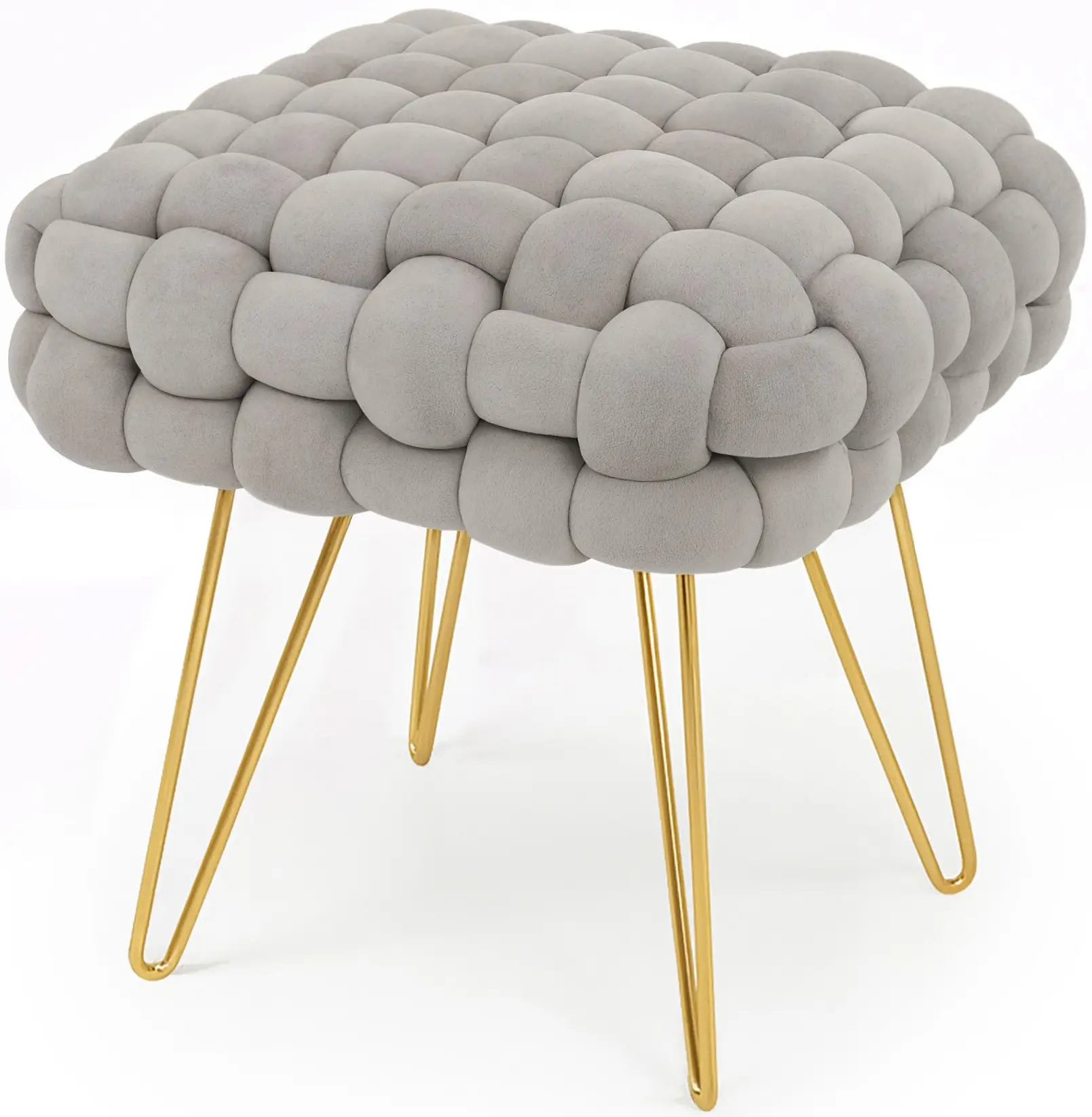 Bancheta Akord Dotty 38cm (Light Grey)